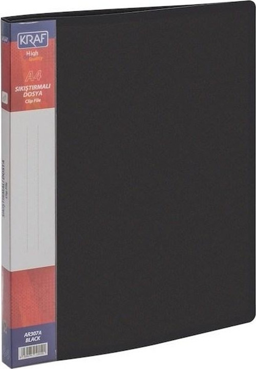 SIKIŞTIRMALI DOSYA AB307A SİYAH