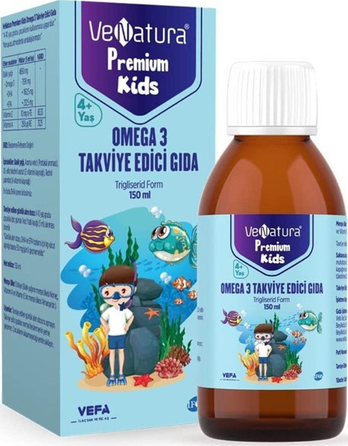 Kids Premium Omega 3 Takviye Edici Gıda 150 ml