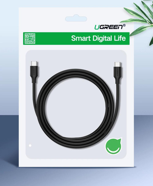 Ugreen Type-C to Type-C 60W-3A Hızlı Data ve Şarj Kablosu 2 Metre 4