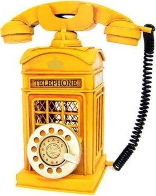 Dekoratif Metal Ahizeli Telefon Kumbara C0725