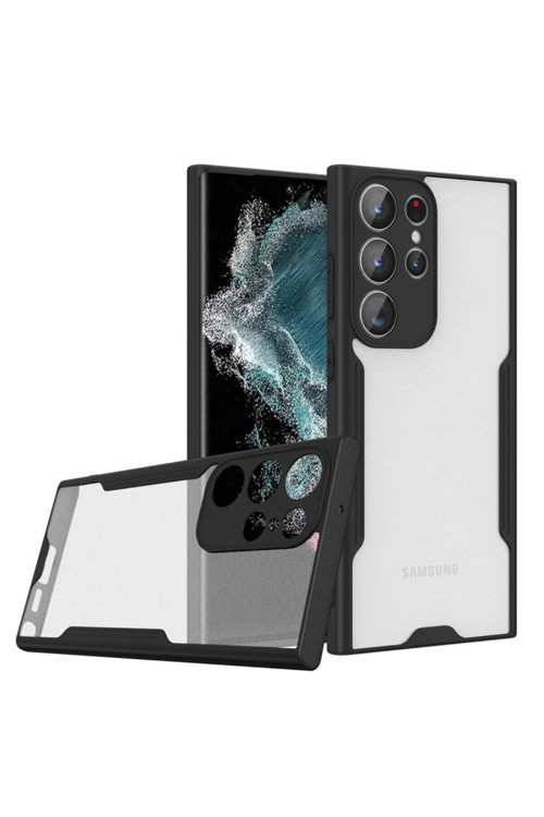 20068310 Samsung Galaxy S23 Ultra Ile Uyumlu Kılıf Pastel Renki Şeffaf Ultra Ince Hafif Telefon Kılıfı Kapak
