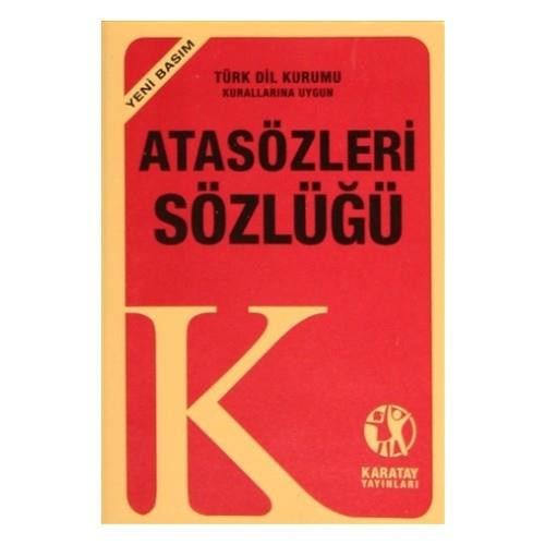 4E Karatay Atasözleri 2013 Plastik Kapak 153-08-2753
