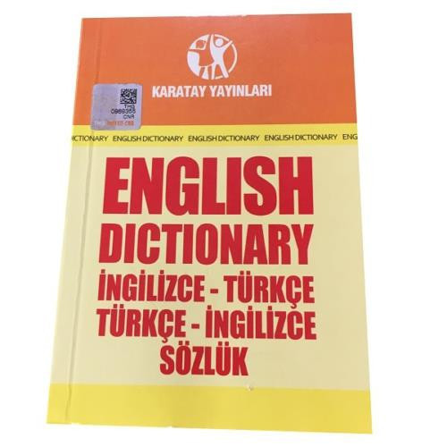 4E Karatay İngilizce Sözlük 1.Hamur Karton Kapak 153-08-2609