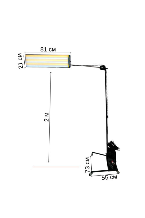 Boyasız Göçük Düzeltme Lambası, 6 Sıralı Led Ayaklı, Pdr Led Lamba