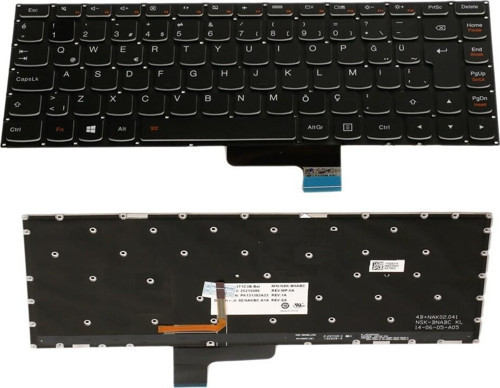 Lenovo Yoga 80Qd009Ttx Işıklı Aydınlatmalı Klavye K-L67