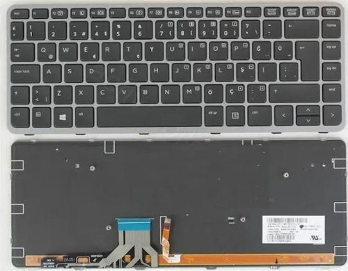 Hp Elitebook Folio 1040 G2 Işıklı Aydınlatmalı Klavye