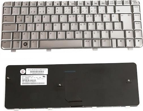 HP Pavilion DV4Z-1200 Gümüş Klavye Gri K-H62