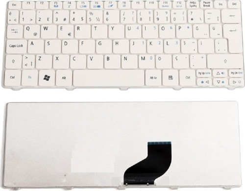 Acer Mp-09H23U4-698, Mp-09H23U4-6981 Beyaz Klavye K-AC05