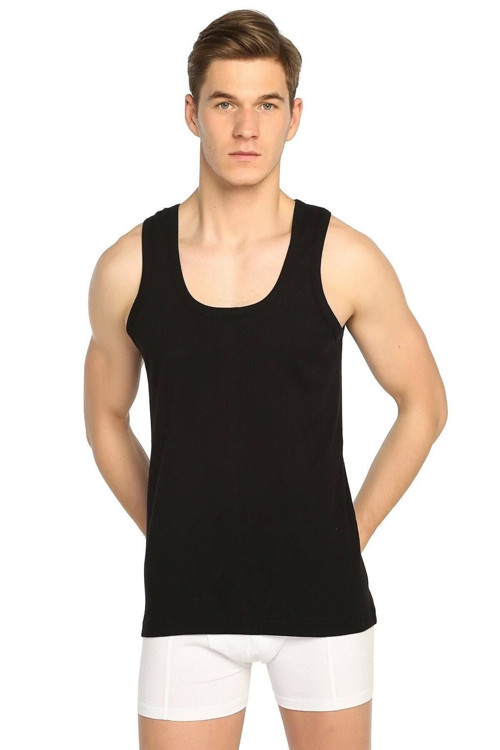 Erkek Siyah 6'Lı Paket Ribana Rambo Atlet Elf568T0102Ccm6 Çok Renkli 3XL