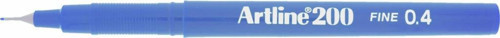 Artline İnce Uçlu Yazı Ve Çizim Kalemi Fineliner 0.4 MM Koyu Royal Mavi EK-200 (12 Li Paket)