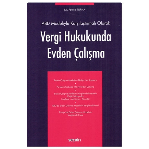 Vergi Hukukunda Evden Çalışma Fatma Turna 2021/05