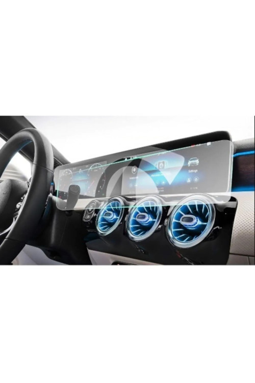 Mercedes Glb 200 2021-2023 Navigasyon Bilgi Ekranı Ve Dijital Gösterge Ekran Nano Koruyucu Film
