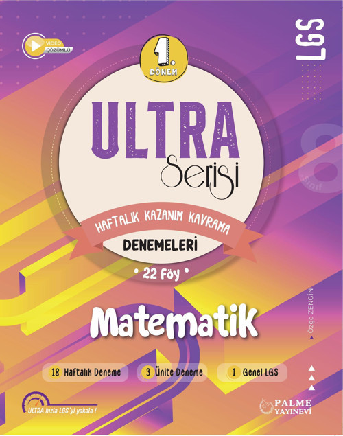 Ultra Serisi Lgs 1. Dönem Matematik Denemeleri Komisyon 2023