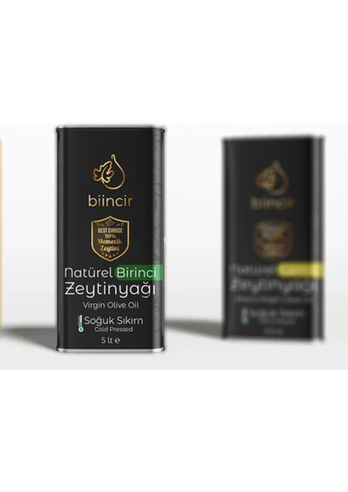 Natürel Birinci Erken Hasat Soğuk Sıkım Zeytinyağı 5 Lt