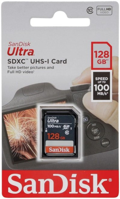 SDSDUNR-128G-GN3IN 128 GB 100Mb/s HC-I Ultra C10 SD Hafıza Kartı