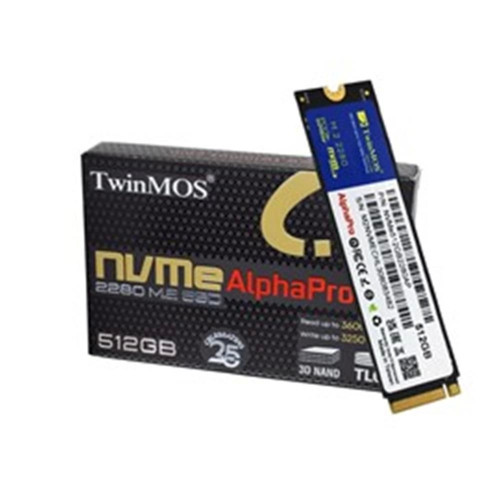 512GB M.2 PCIe Gen3 NVMe SSD (3600-3250Mb-s) NVME512GB2280AP TLC 3DNAND Ssd