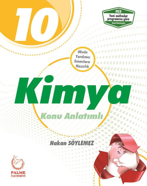 Palme Yayınevi 10, Sınıf Kimya Kitabı Konu Anlatımlı