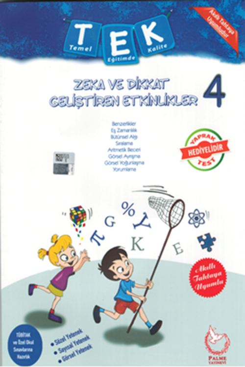 Palme Yayınevi 4, Sınıf Tek Zeka Ve Dikkat Geliştiren Etkinlikler