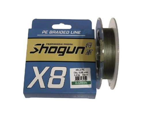 8X 150 Mt 0,08Mm İp Misina Dark Green