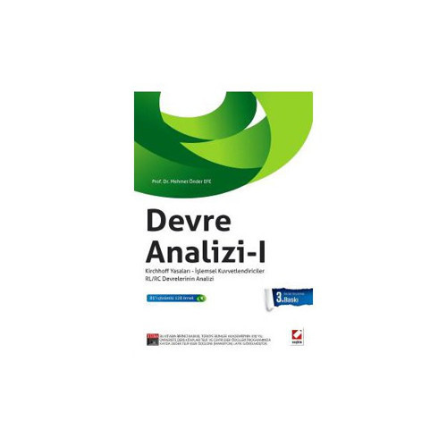 Devre Analizi 1 (3.Baskı) /A Mehmet Önder Efe 6 2016/01