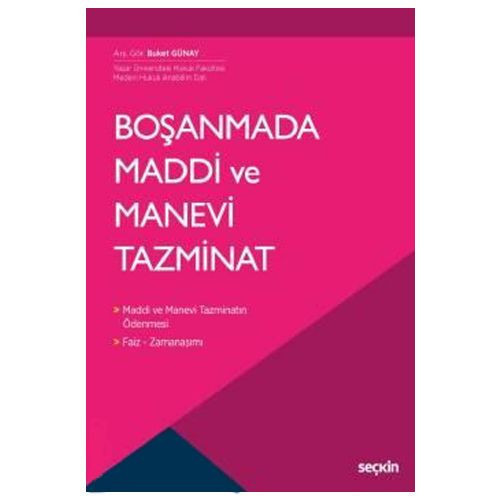 Boşanmada Maddi Ve Manevi Tazminat Buket Günay 2019/05