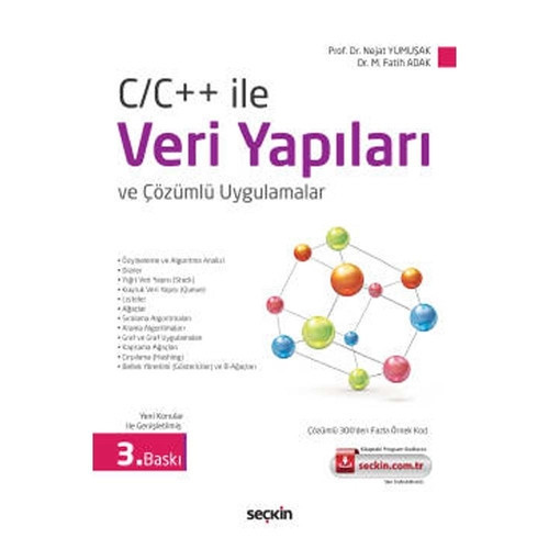 C/C++ İle Veri Yapıları Ve Çözümlü Uygulamalar (3.Baskı) Nejat Yumuşak 3 2020/09