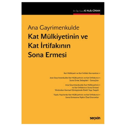 Kat Mülkiyetinin Ve Kat İrtifakının Sona Ermesi Ali Hulki Cihan 2 2020/10