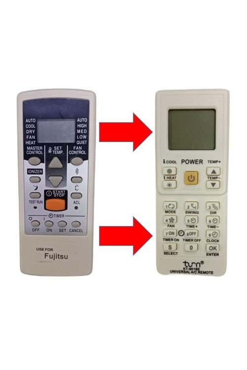 Fuji - Fujitsu Rsw-9Rc Rsw-12Rc Rs-9Ub Rsw-30Sc Rsw-12Sc Rs-12Ud Row-127C Rsw-127C Klima Kumandası