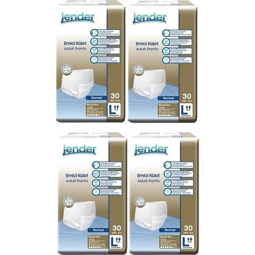 Emici Külot Large Büyük Boy 30'lu 4 paket / 120 adet