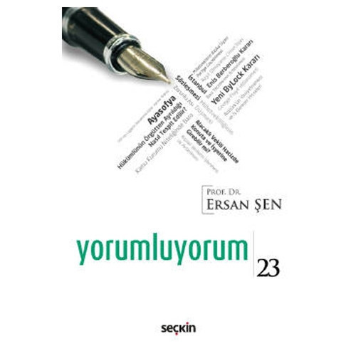 Yorumluyorum 23 Ersan Şen 2021/01