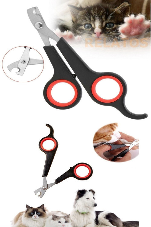 Kedi Köpek Tırnak Makası Renkli Pati Tırnak Makası Ergonomik Tutuş Kuş Tavşan Pençe Bakım Makas