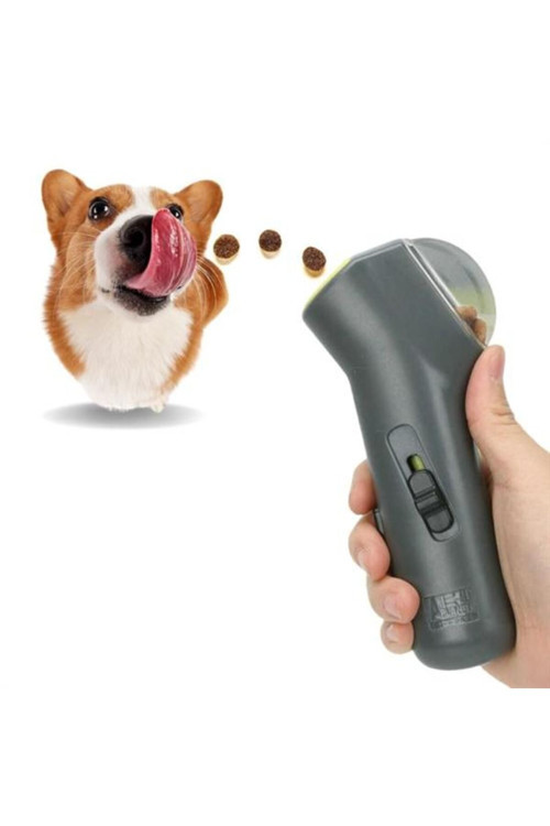 Kedi Ve Köpekler İçin Hazneli Mama Fırlatma Oyuncağı Yem Atıcı Aparat (4415)