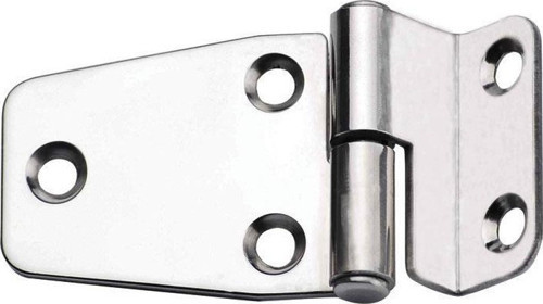 Menteşe, Sağa w/angle, Inox 316, L66mm, W40mm, Kalın. 2mm
