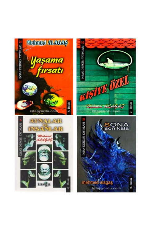 İnsan Dergisi Yayınları Mehmed Alagaş 4 Kitap Seti Yaşama Fırsatı/ Kişiye Özel/ Sona Son Kala/ Aynalar Ve İnsanlar