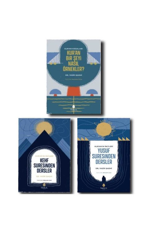 Tahlil Yayınları Kehf Suresinden Dersler/ Yusuf Suresinden Dersler/ Kur'An Bir Şeyi Nasıl Örnekler (Yasir Qadhi) Seti