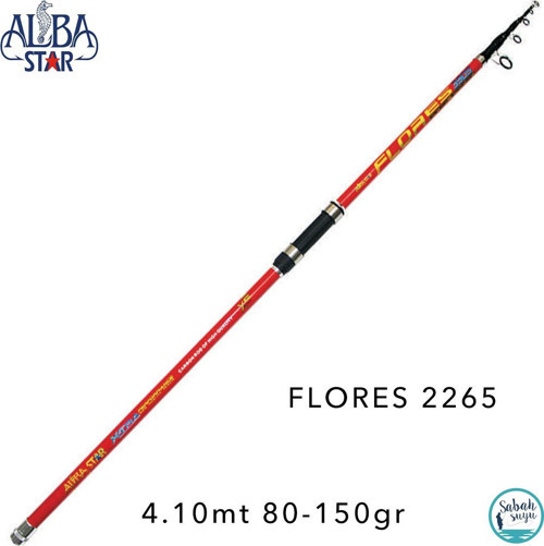 2265 Flores 4.10mt 80-150gr Teleskopik Surf Kamış
