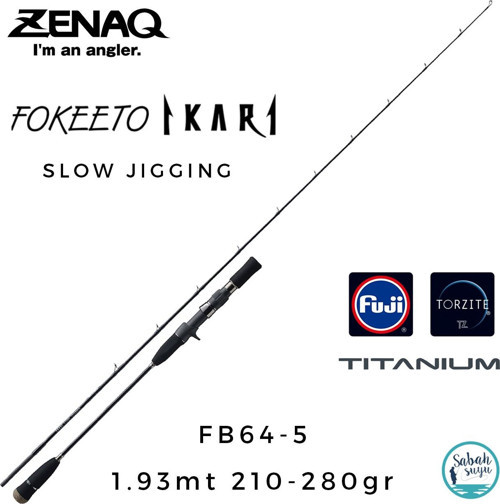 Fokeeto FB64-5 İkari 193cm 210-280gr Tetikli Slow Jigging Kamış