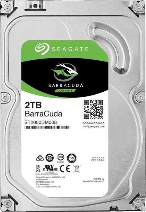 BarraCuda 2TB 7200RPM 256MB Sabit Disk ST2000DM008 - Resmi Distribütör Garantili