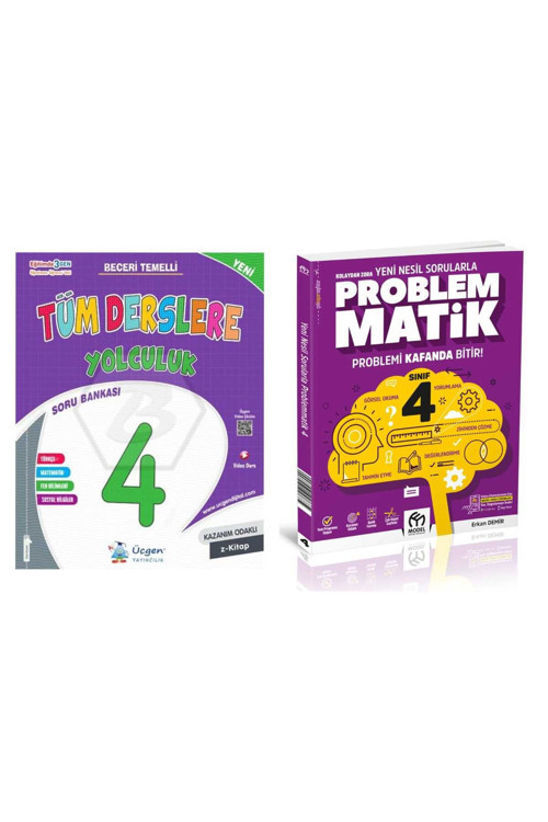 Üçgen Yayınları 4.Sınıf Tüm Derslere Yolculuk Soru Bankası Ve Model Yayınları 4.Sınıf Problemmatik