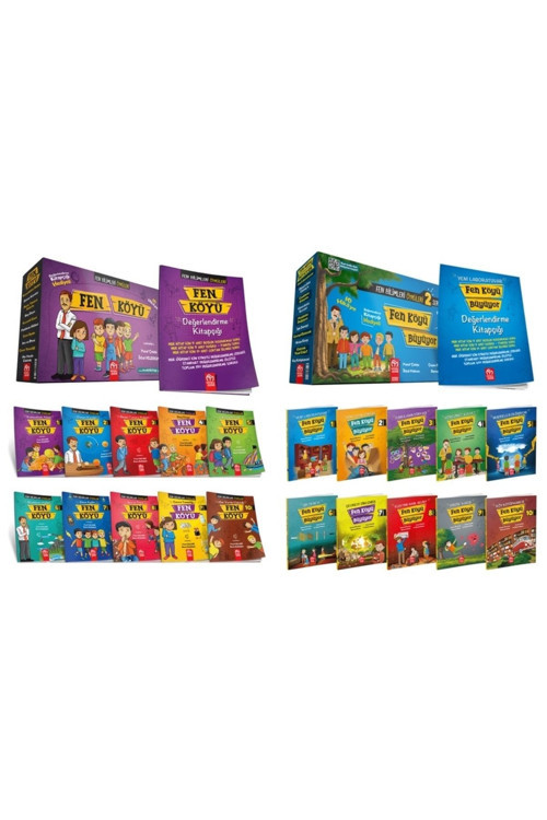 3.Ve 4.Sınıflar Için Fen Köyü 10 Kitap + Fen Köyü 2 Büyüyor 10 Kitap (Kitapsarayı06)