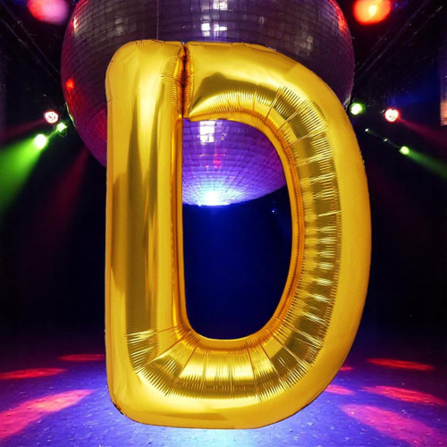 VIP YÜKSEK KALİTE 1 METRE GOLD D HARFİ FOLYO BALON GOLD D HARF BALON HELYUM GAZINA UÇAN BALONA UYGUN