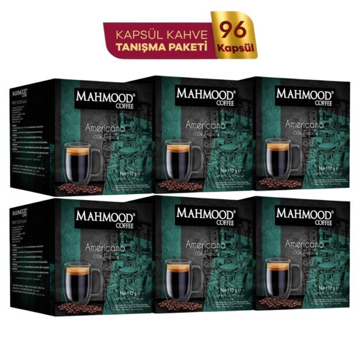Americano Kapsül Tanışma Paketi Dolce Gusto Uyumlu Kapsül Kahve Fırsat Paketi 16 Adet X 6 Paket