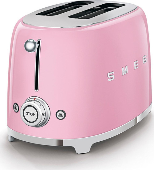 TSF01PKEU Retro Pembe 2X2 Slot Ekmek Kızartma Makinesi
