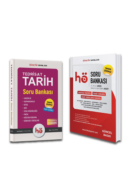 2025 Kaymakamlık - Hakimlik- Kpss - Paem-Misyon Koruma Tedrisat Tarih S. Bankası -Hö Soru Bankası