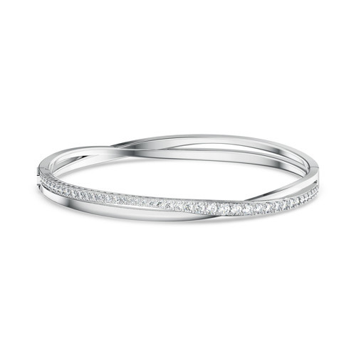 5565210 Swarovski Bilezik Twıst-Bangle Rows Czwh-Rhs M