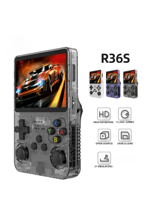R36S Retro Oyun Konsolu 64Gb Türkçe Menü / Gta, Mario, Crazy Taxi Ve 15.000 Dahili Oyun