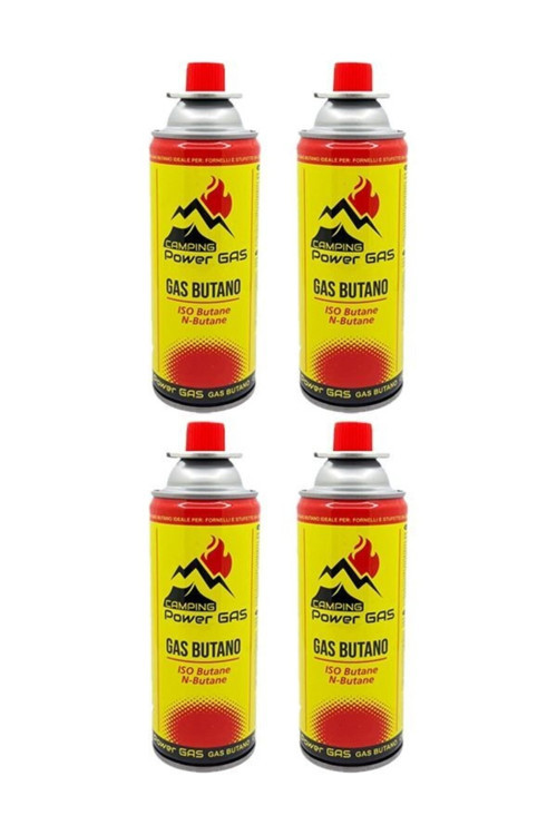 Bütan Propan Kamp Gaz Kartuşu 227Gr 400Ml 4Adet