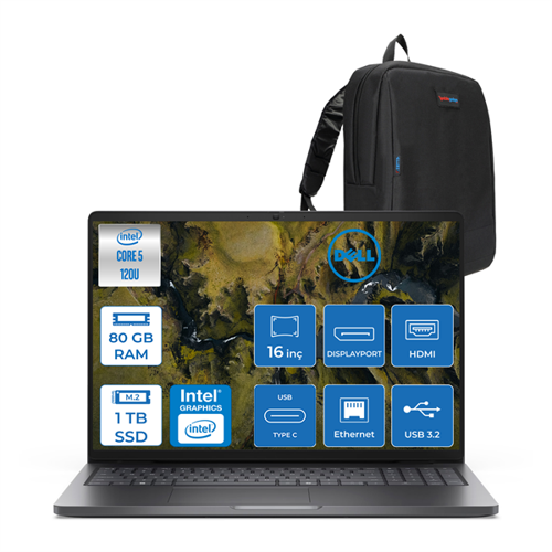 Pro 16 Xcto Ultra Core 5 120U 80GB Ddr5 1tb SSD Intel Graphics 16" Fhd+ 300NIT Windows 11 Pro Taşınabilir Bilgisayar XCTOPRO16UI5H22 + Zettaçanta