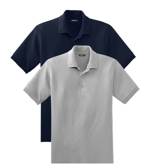 Erkek 2'li Çekmeyen Pamuklu Kumaş Regular Fit Standart Kesim Polo Yaka Tişört POLOYAKA-T-SHIRT2