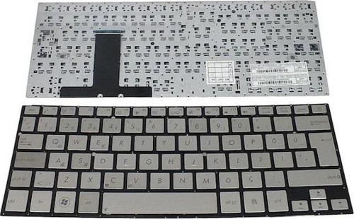 Asus Zenbook UX32V, UX32VD Klavye Gümüş Gri Silver K-AS05